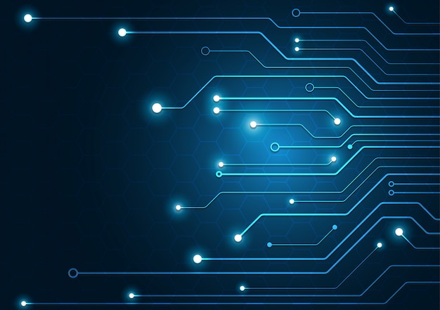 Vector fondo geométrico de alta tecnología