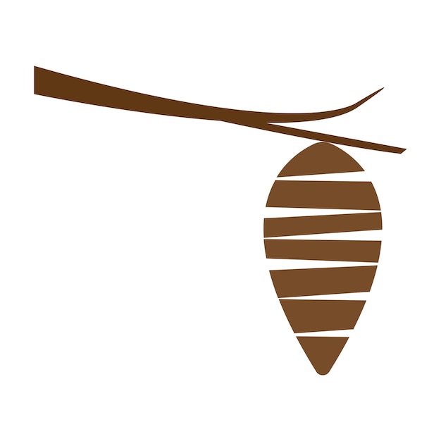 Vector icono de capullo