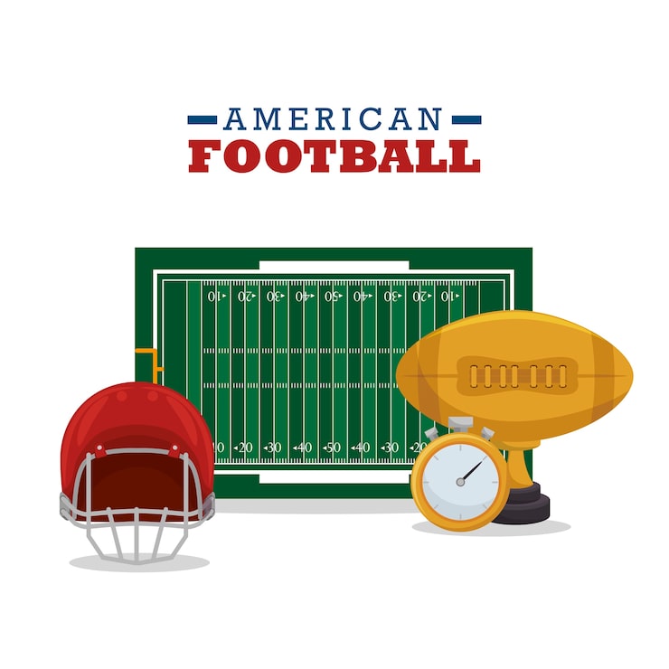 Vector icono de deporte de fútbol americano