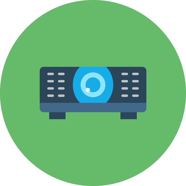 Vector icono del proyector