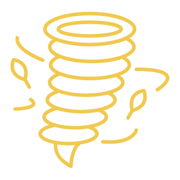 Vector el icono del tornado