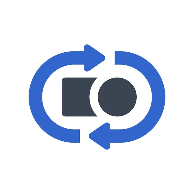Vector icono de transformación