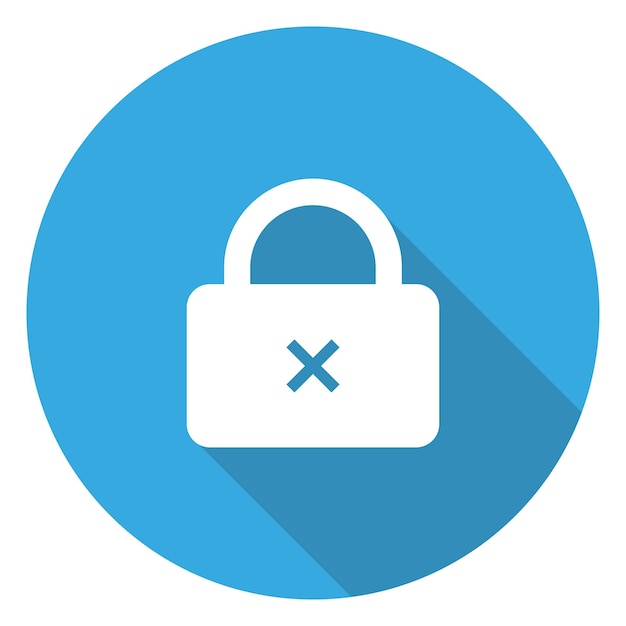 Vector iconos de bloqueo
