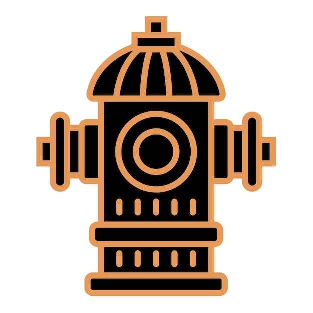 Vector iconos de los hidrantes