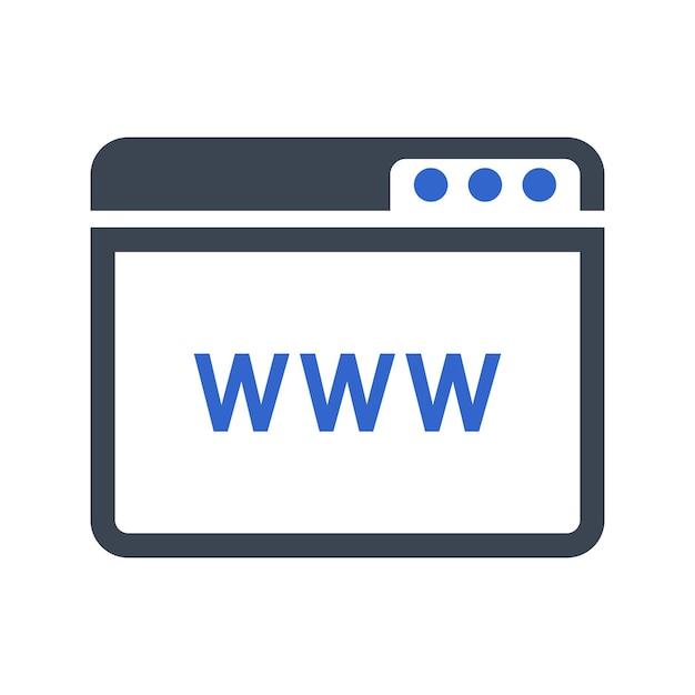 Vector iconos de sitios web