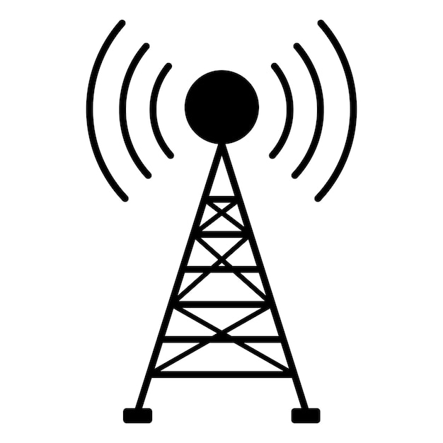 Vector iconos de transmisión