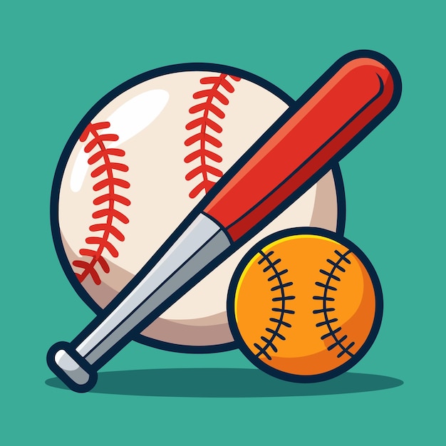 Vector ilustración de vector de béisbol