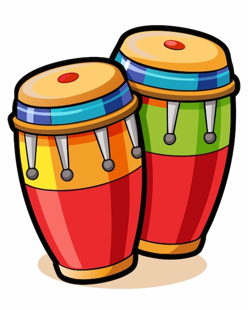 Vector ilustración del vector de congas