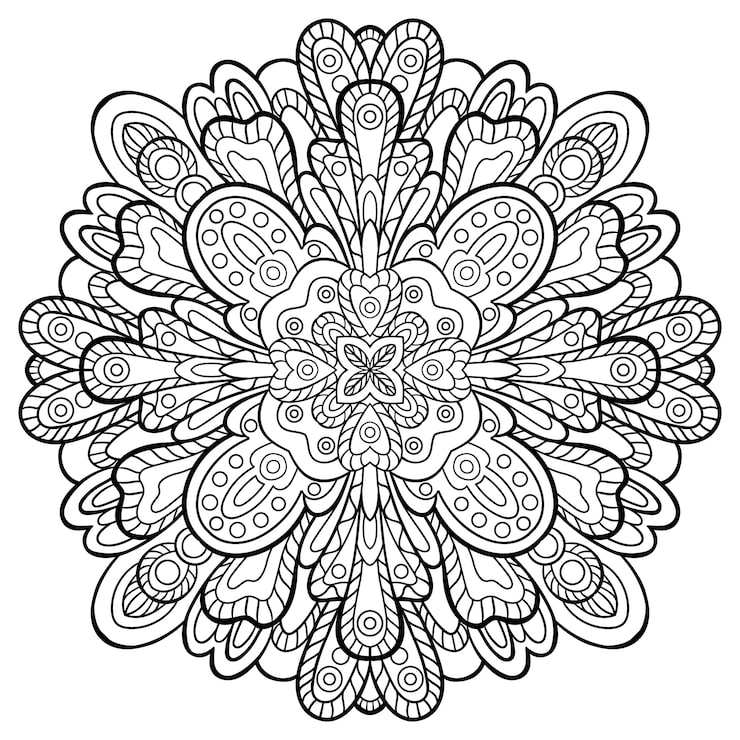Vector mandala estrella