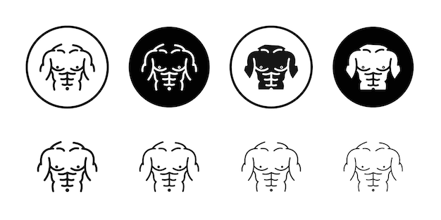 Vector marca del icono del símbolo abs en estilo llenado