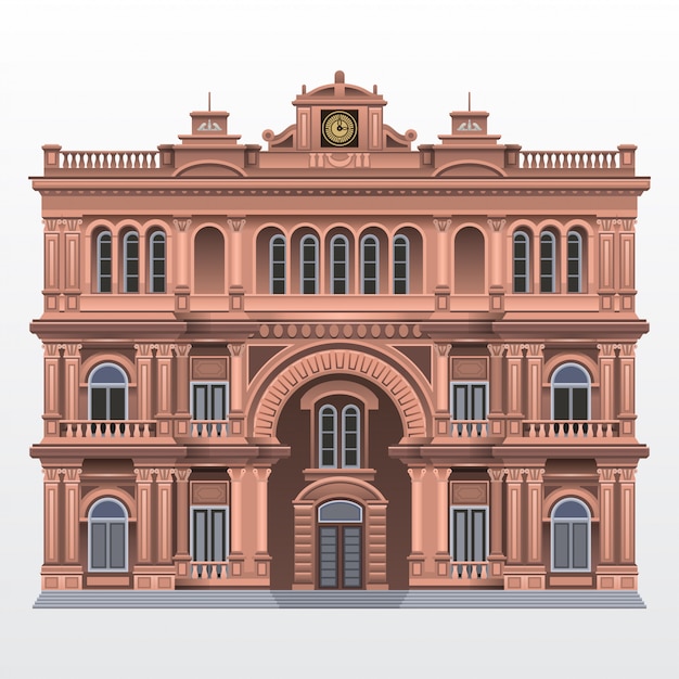 Vector el palacio.