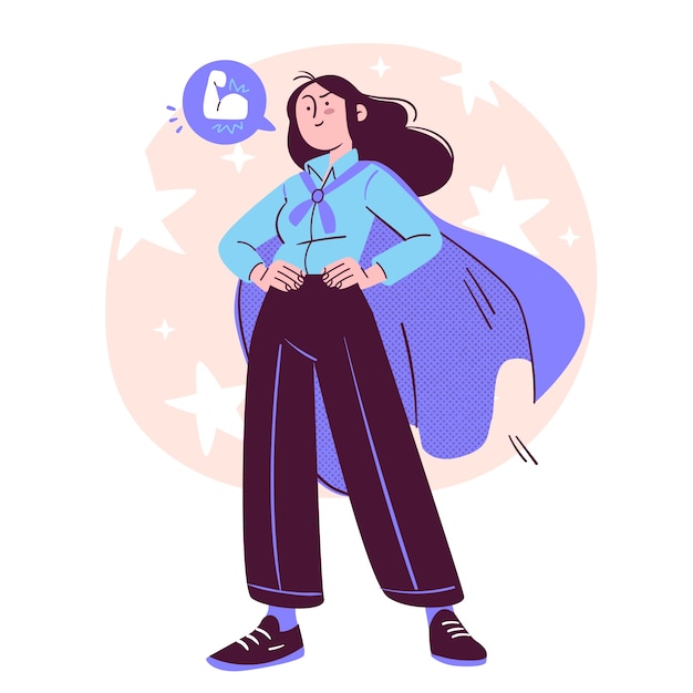 Vector una poderosa ilustración del concepto