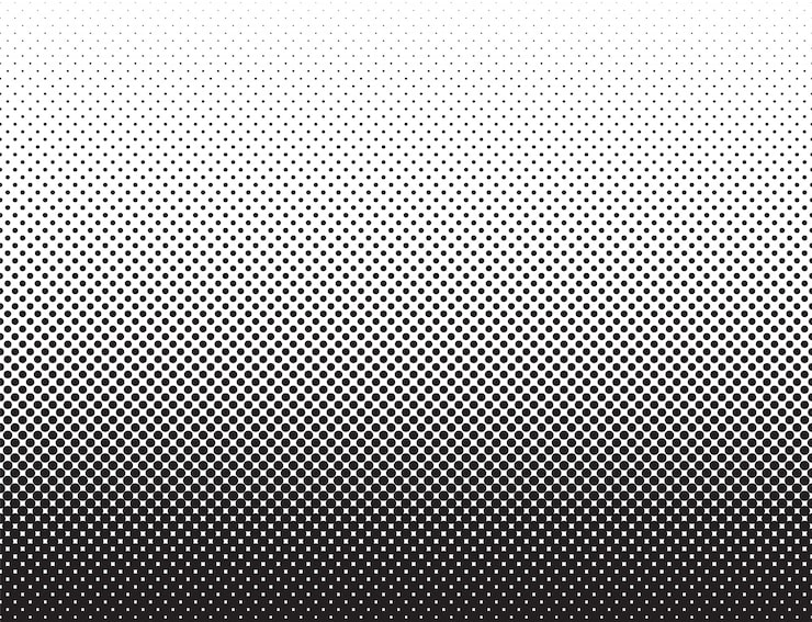 Vector resumen fondo cómics estilo negro blanco patrón