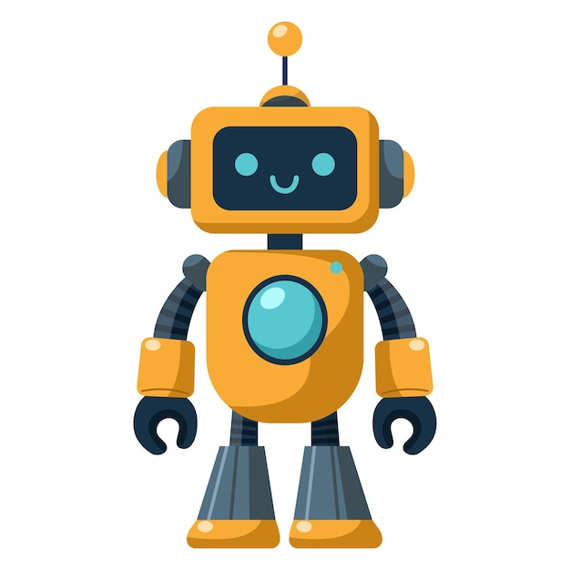 Vector robot amarillo