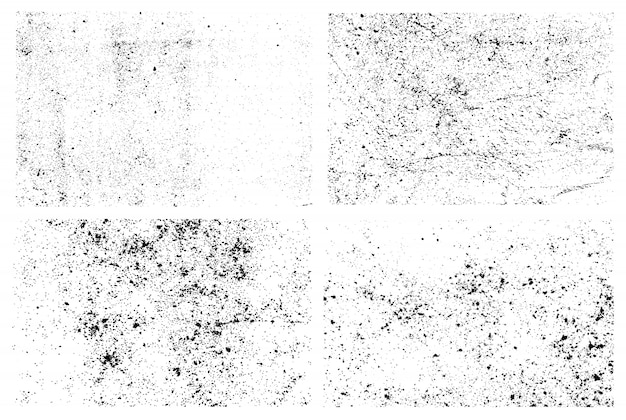 Vector texturas grunge negro