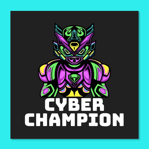 Vector Gratis desain gambar profil game