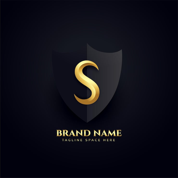 Vector Gratis desain konsep kerajaan logo huruf s yang elegan