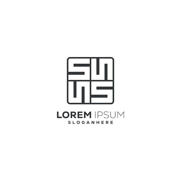Vector Gratis desain logo huruf s