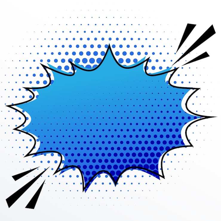 Vector Gratis gelembung ucapan biru