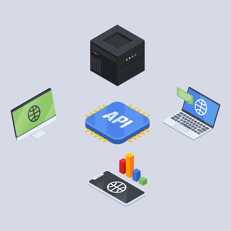 Vector Gratis infografis api isometrik