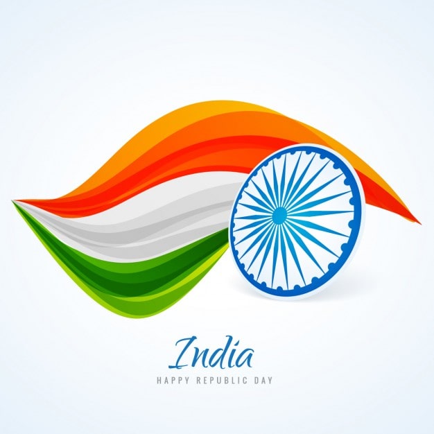 Vector Gratis kartu hari republik india