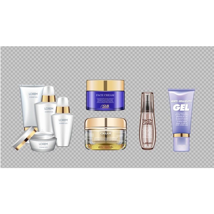 Vector Gratis koleksi elemen kosmetik