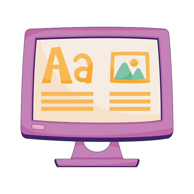 Vector Gratis komputer desktop tech