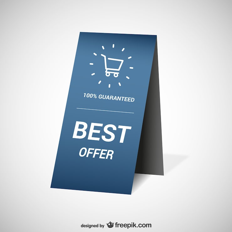 Vector Gratis label penawaran terbaik