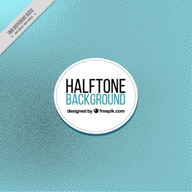 Vector Gratis latar belakang halftone biru