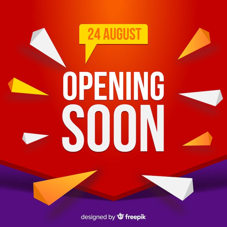 Vector Gratis latar belakang segera dibuka dalam gaya datar