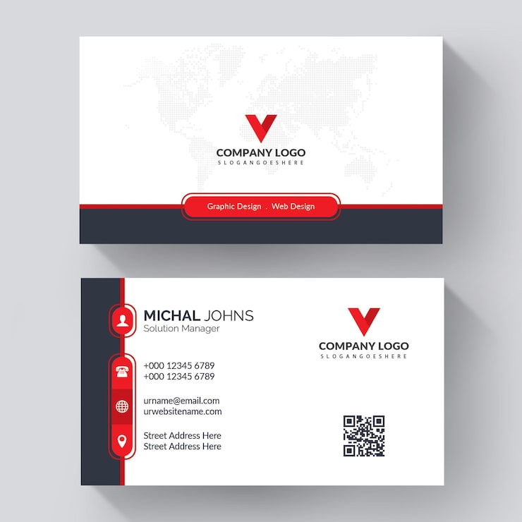 Vector Gratis mockup kartu nama profesional