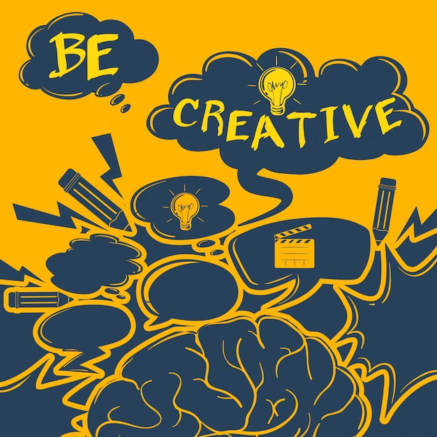 Vector Gratis poster inspirasi dengan gambar dan teks