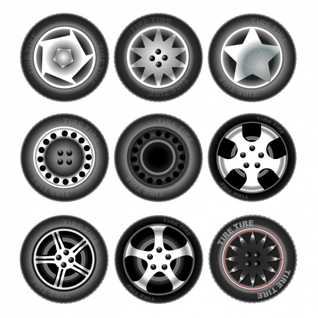 Vector Gratis sembilan ban