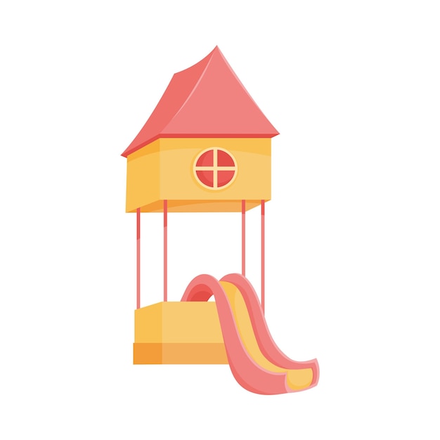 Vector Gratis taman seluncuran rumah