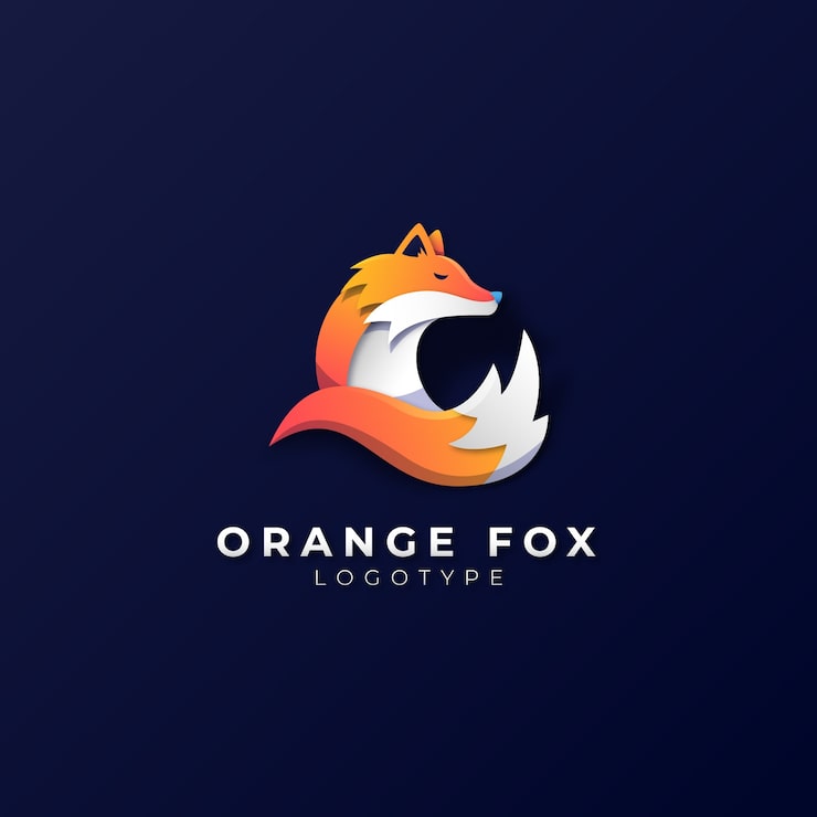 Vector Gratis templat desain logo rubah