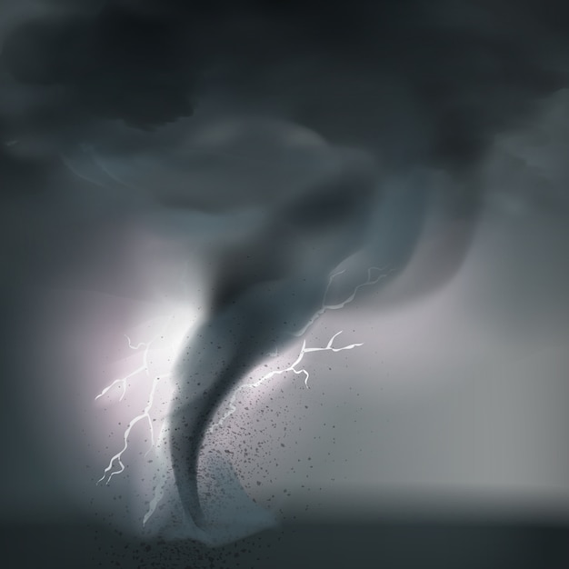 Vector Gratis tornado 