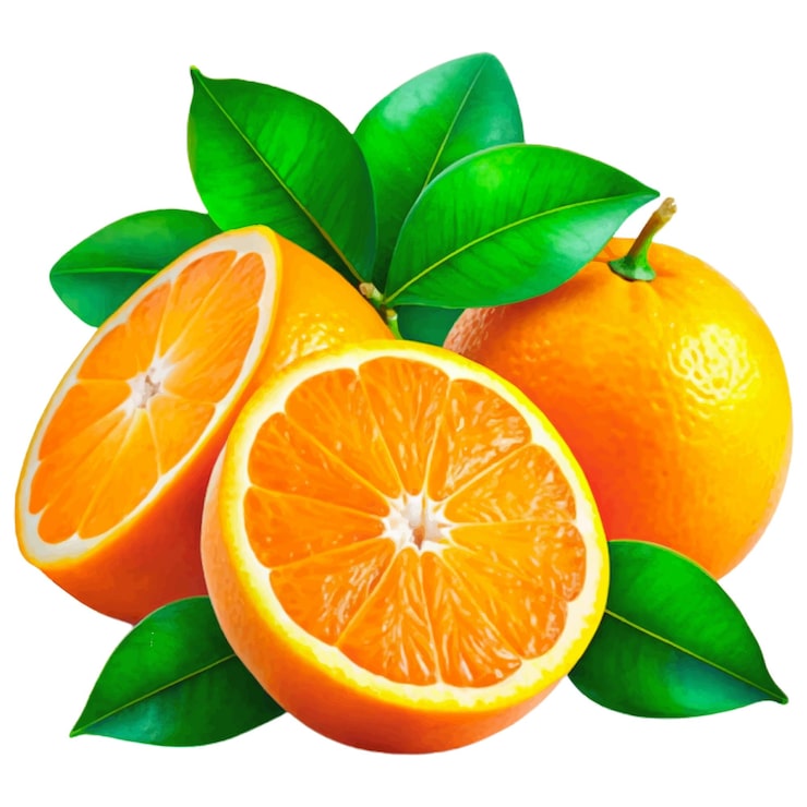 Vector buah jeruk yang cantik