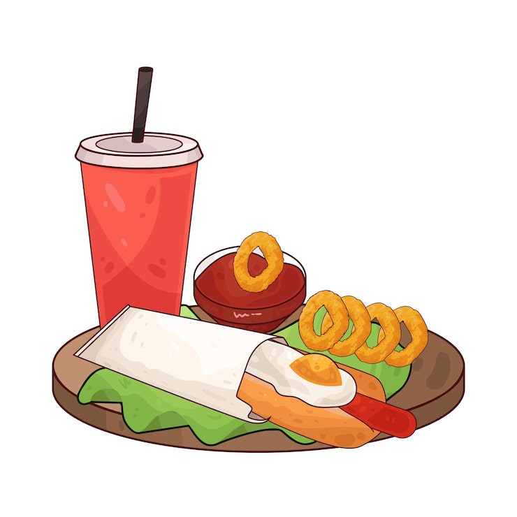 Vector hotdog