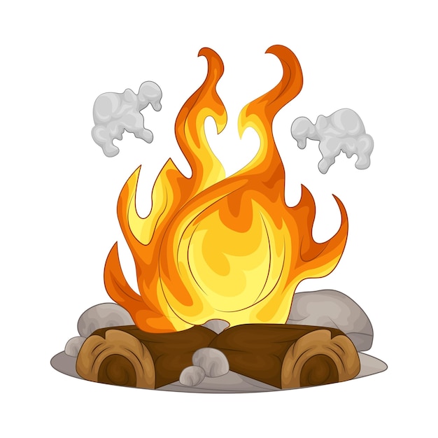 Vector ilustrasi api