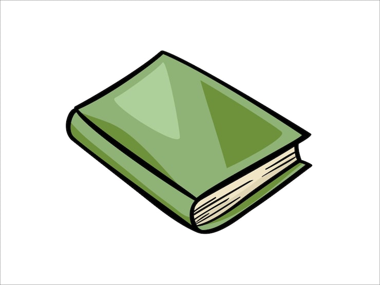 Vector ilustrasi buku hijau