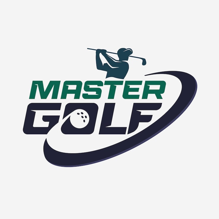 Vector ilustrasi templat logo master golf