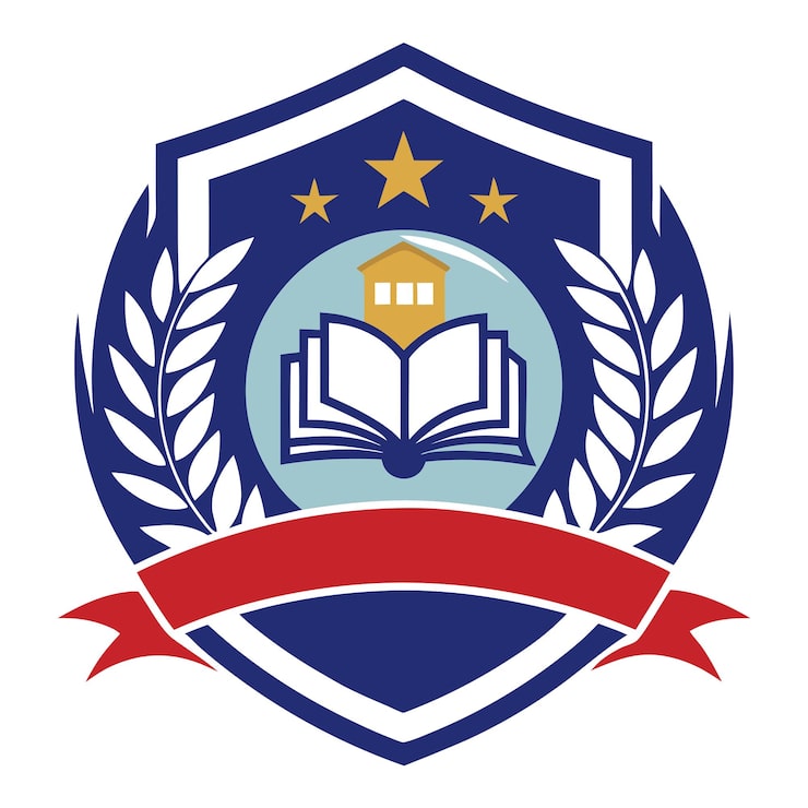 Vector logo sekolah latar belakang putih