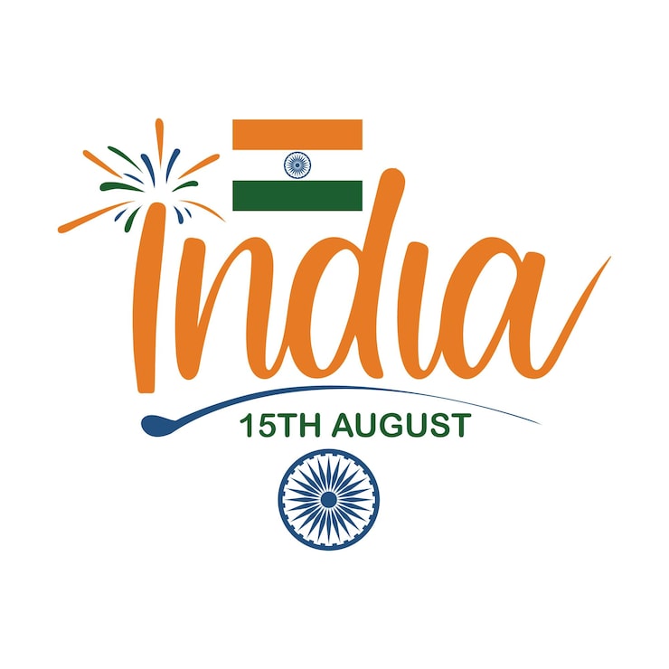 Vector perayaan hari kemerdekaan india