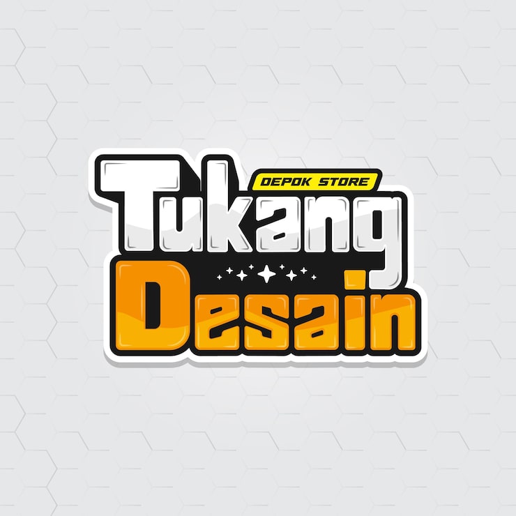 Vector tukang desain sticker design
