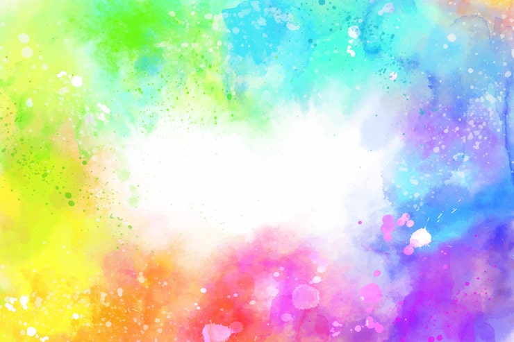 Kostenlose Vektor aquarell-regenbogen-hintergrunddesign