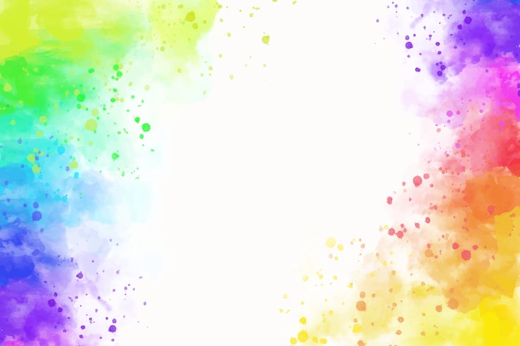 Kostenlose Vektor aquarell-regenbogen-hintergrunddesign
