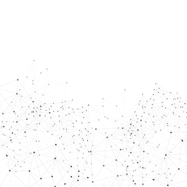 Kostenlose Vektor vector netzwerk hintergrund abstrakt polygon dreieck.