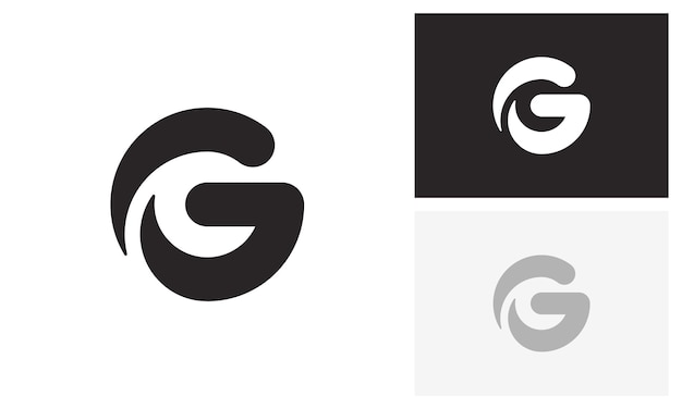 Vektor das moderne g-letter-logo