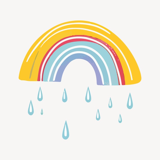 Vektor regenbogen-illustrationsvektor