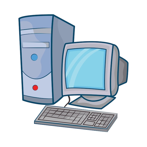Vektor ilustrace monitoru